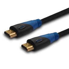 Savio CL-49 HDMI kabel 5 m HDMI Typ A (standardní) Černá, Modrá