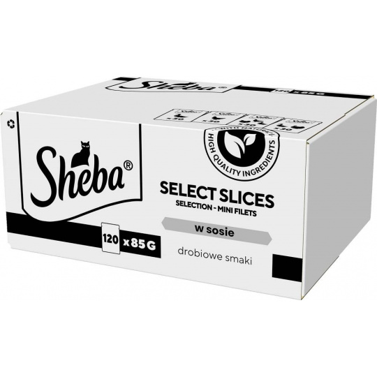 SHEBA Select Slices Poultry flavors 120 x 85g