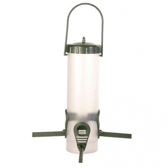 Zahradní závěsné automatické krmítko 4 otvory 450ml/23cm