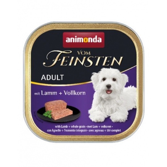 ANIMONDA Vom Feinsten Adult Lamb and whole grain - mokré krmivo pro psy - 150g