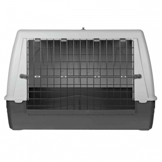 Transportní box JOURNEY, M-L: 100 x 65 x 60 cm, černá/šedá
