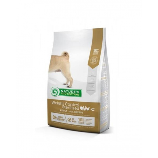 Natures P dog adult weight control sterilised poultry with krill all breeds 4 kg