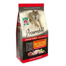 Primordial GF MINI Adult Quail&Duck 2kg Primordial GF MINI Adult Quail&Duck 2kg