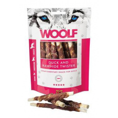 WOOLF pochoutka Duck&Rawhide twister 100g WOOLF pochoutka Duck&Rawhide twister 100g