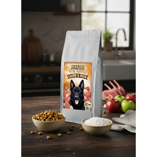 CEZZOO Hypoallergenic Dog Adult Lamb & Rice 12kg
