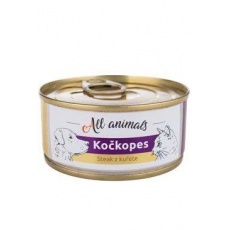 All Animals kočkopes Steak z kuřete 100g All Animals kočkopes Steak z kuřete 100g