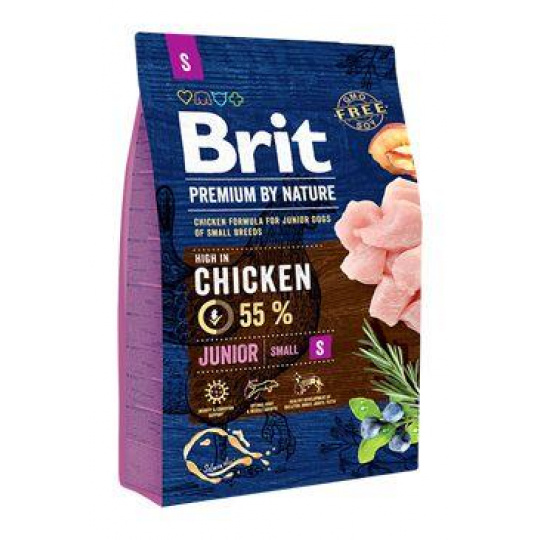 Brit Premium by Nature dog Junior S 3 kg