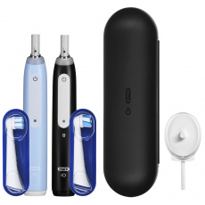 Sada elektrických zubních kartáčků Braun Oral-B iO 3 DUO BLACK & BLUE