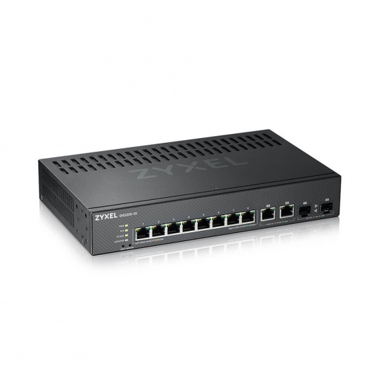 Zyxel GS2220-10-EU0101F síťový přepínač Řízený L2 Gigabit Ethernet (10/100/1000) Černá