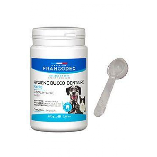 Francodex Zubní pasta v prášku pes, kočka 150g Francodex Zubní pasta v prášku pes, kočka 150g