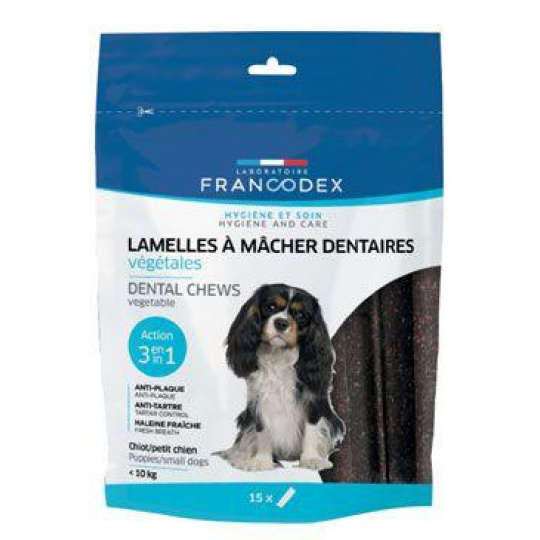 Francodex Weggy žvýkací plátky S pes 224g 15ks Francodex Weggy žvýkací plátky S pes 224g 15ks