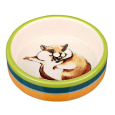 Keramická miska s motivem křečka 80 ml/ 8 cm Keramická miska s motivem křečka 80 ml/ 8 cm