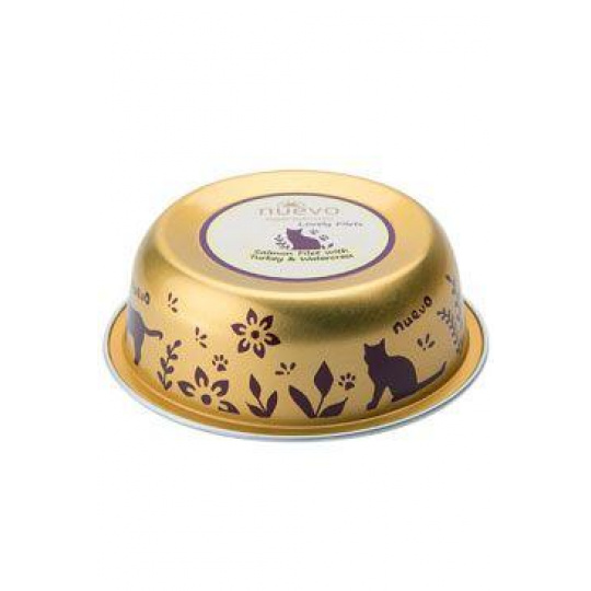 Nuevo kočka vanička Adult Losos a Krůta 85g