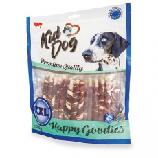KIDDOG hovězí steak na buvolí tyčince - 8 mm/12 cm 500 g KIDDOG hovězí steak na buvolí tyčince - 8 mm/12 cm 500 g