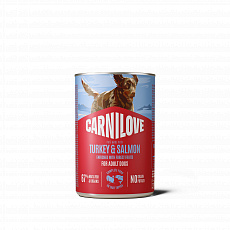 Carnilove Dog Can Paté Made with Salmon & Turkey 400 g