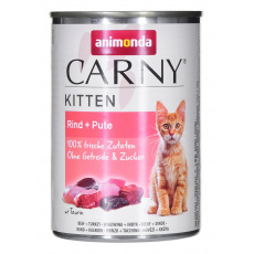 ANIMONDA Carny Kitten Beef Turkey - mokré krmivo pro kočky - 400 g