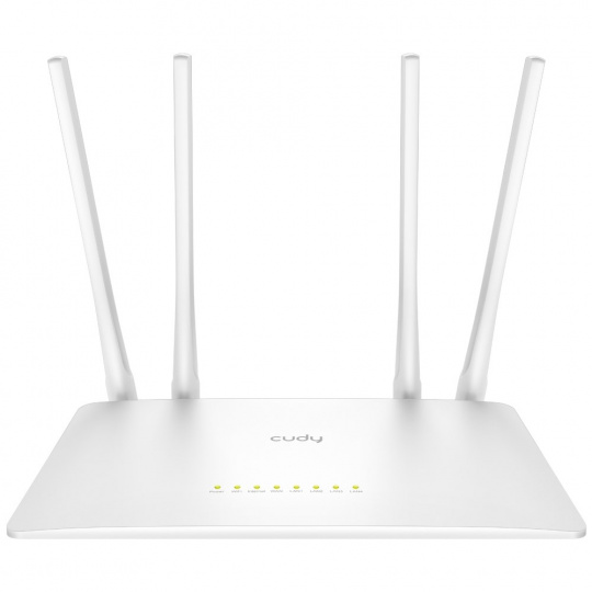 Cudy WR1200 bezdrátový router Fast Ethernet Dvoupásmový (2,4 GHz / 5 GHz) Bílá