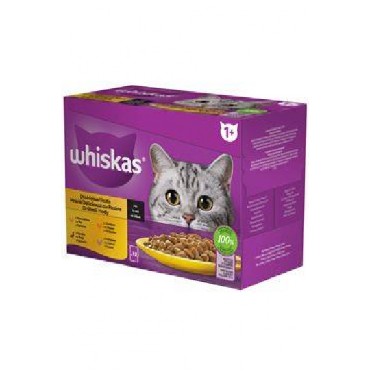 Whiskas kapsa Core drůbeží výběr ve štávě 12x85g