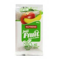Nutrend JUST FRUIT banán+jablko 30g 1ks Nutrend JUST FRUIT banán+jablko 30g 1ks