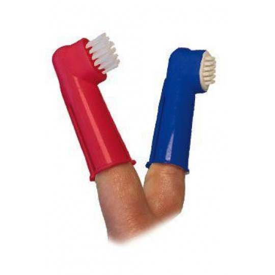 Zubní kartáček na prst  2ks CVET