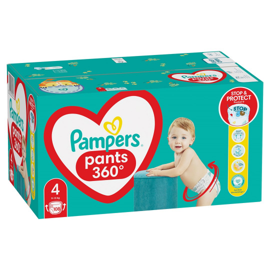 Pampers Pants Chlapec/děvče 4 108 kusů