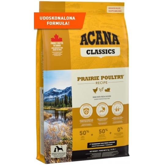 ACANA Classics Prairie Poultry - suché krmivo pro psy - 9,7 kg