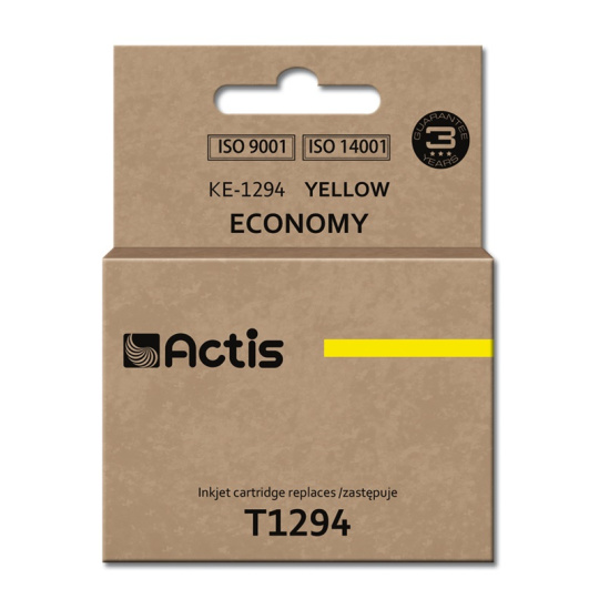 Actis Inkoust KE-1294 (náhradní inkoust Epson T1294; standardní; 15 ml; žlutý)