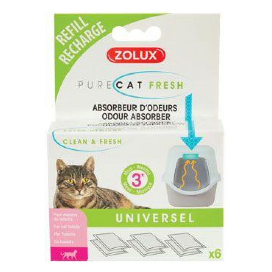 PURECAT Refill osvěžovač a pohlcovač zápachu 6x Zolux PURECAT Refill osvěžovač a pohlcovač zápachu 6x Zolux