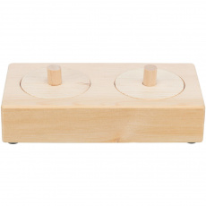 Snack Box - interaktivní hra pro králíčky, 14 x 3 x 7 cm, dřevo