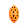 Hračka EBI+ Crack me up  - rugby lopta oranžová L - 19x10,5x10,5cm