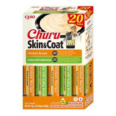 Churu Cat BOX Skin&Coat Chicken Variety 20x14g Churu Cat BOX Skin&Coat Chicken Variety 20x14g