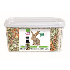 LOLO Foody kompletní krmivo pro králíky 3 L, 2 kg kyblík LOLO Foody kompletní krmivo pro králíky 3 L, 2 kg kyblík