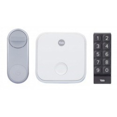 Zestaw Yale Linus® Smart Lock (Srebrny) + Bridge + Klawiatura Zestaw Yale Linus® Smart Lock (Srebrny) + Bridge + Klawiatura