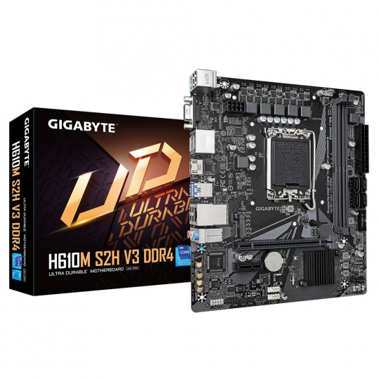 Gigabyte H610M S2H V3 DDR4 základní deska Intel H610 Express LGA 1700 Micro ATX