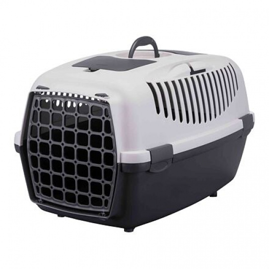 Transportní box CAPRI III, S: 40x38x61cm (max. 12kg), tmavě šedá/světle šedá