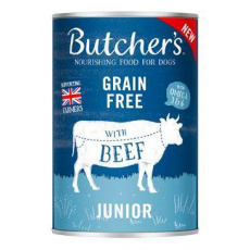 Butcher's Dog Original Junior hovězí v želé konz. 400g Butcher's Dog Original Junior hovězí v želé konz. 400g