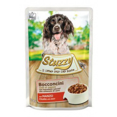 Stuzzy Dog kapsa Adult kousky hovězího 100g Stuzzy Dog kapsa Adult kousky hovězího 100g