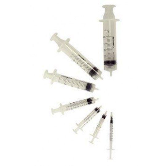 Striekačka KRUUSE 3-dielna jednoraz.2 ml 100 ks