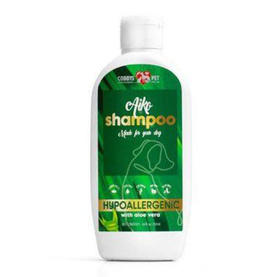 Šampon Aiko Hypoalergenní pro psy s aloe vera 250ml Šampon Aiko Hypoalergenní pro psy s aloe vera 250ml