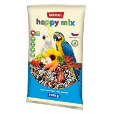 Darwin's Velký Papoušek Happy mix 1kg Darwin's Velký Papoušek Happy mix 1kg