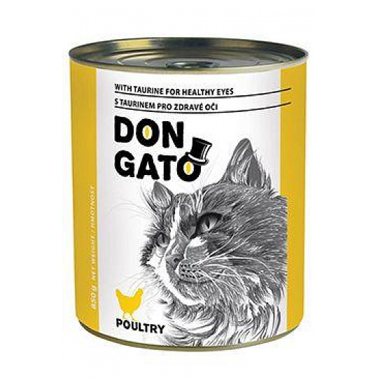 Don Gato cat konz. drůbeží 850g Don Gato cat konz. drůbeží 850g