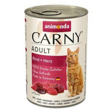 Animonda konz. kočka CARNY Adult hovězí srdce 400g Animonda konz. kočka CARNY Adult hovězí srdce 400g