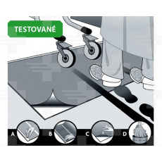 Dekontaminačná strhávacia rohož 45 x 90 cm, modrá - 1 bal/30 listov Dekontaminačná strhávacia rohož 45 x 90 cm, modrá - 1 bal/30 listov