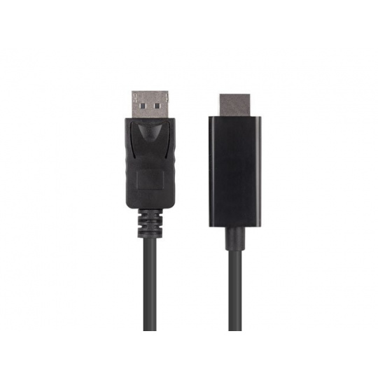 Lanberg CA-DPHD-11CC-0010-BK kabelová redukce DisplayPort HDMI Černá