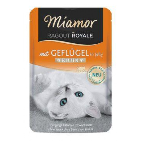 Miamor Cat Ragout Junior kapsa drůbež v želé 100g