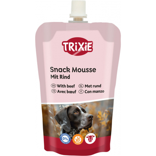 Snack Mousse - pěna s hovězím, pamlsek pro psy, 200 g