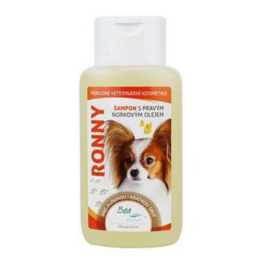 Šampon Bea Ronny norkový pro psy a kočky 200ml
