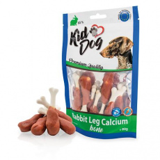 KIDDOG králičí maso na kalciové kostičce 80 g KIDDOG králičí maso na kalciové kostičce 80 g
