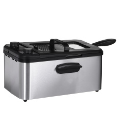 BROCK DF 3001 SS Fritéza 2200 W 3,2 l Stříbrná