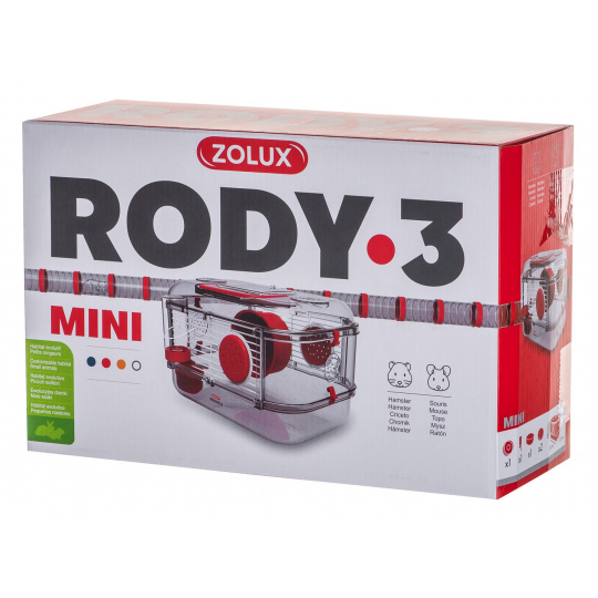 ZOLUX Rody 3 Mini klec - Červené